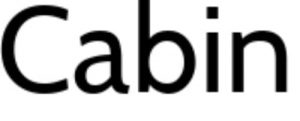 cabin font