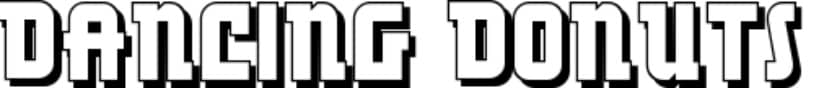 dancingdonuts font