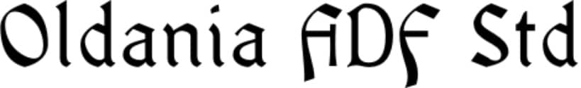 fuente oldania adf std
