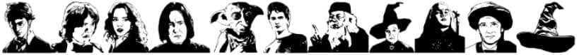harry potter and the dingbats font