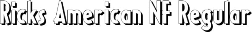 letras con sombra ricksamericannf