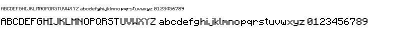 minecraftia font