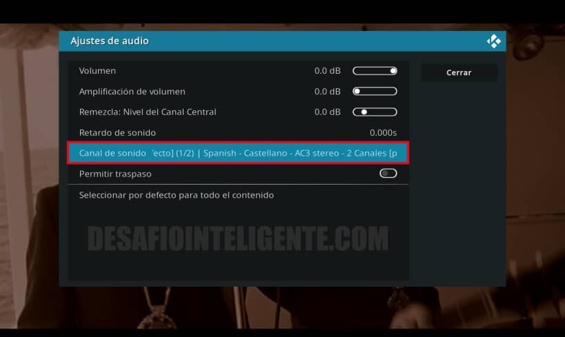 Ajustes Canal De Audio En Uptobox