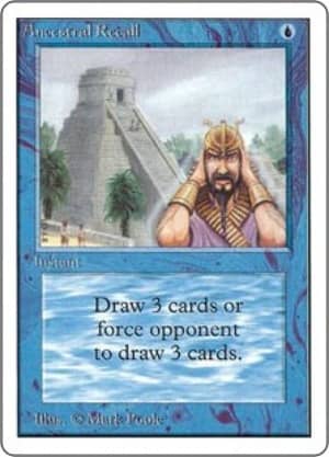 carta magic Ancestral Recall