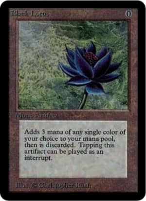 carta magic black lotus alpha