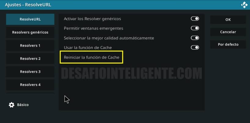limpiar cache en cristal azul