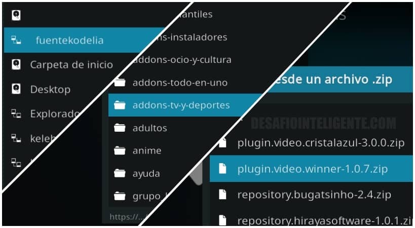 ruta a winner sports addon