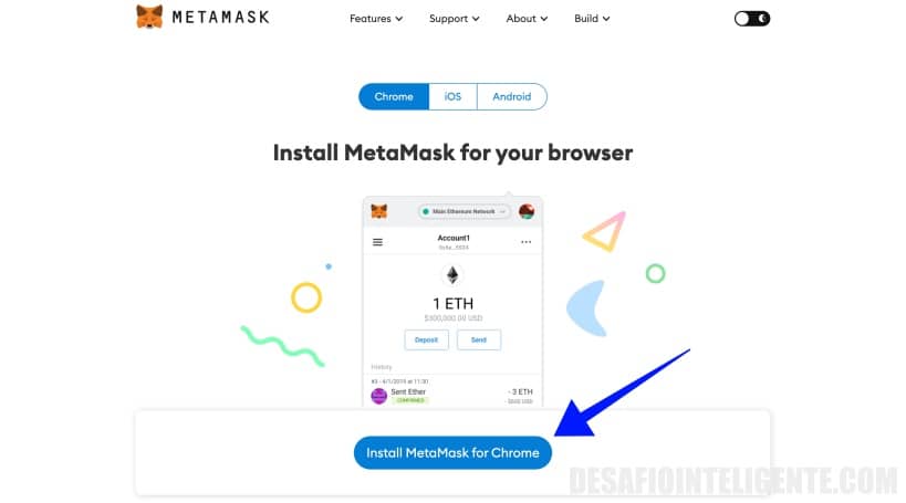 extensión metamask