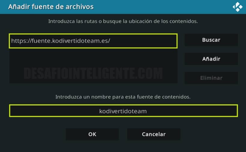 Añadir Repositorio Kodivertido Addon