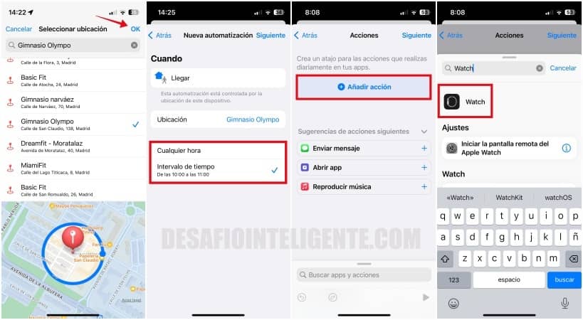 Atajo Cambiar Esfera Apple Watch 2