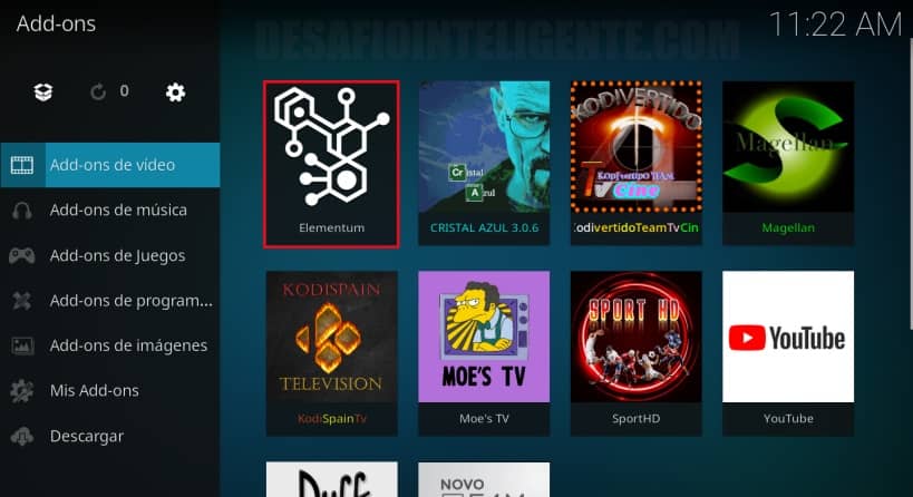 Icono De Elementum Addon