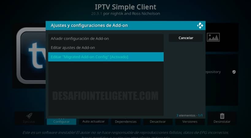Editar Migrated Pvr Iptv Simple Client