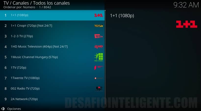 Listado De Canales Pvr Iptv Simple Client