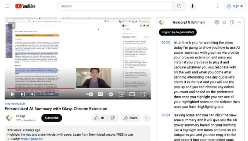 Youtube Summary With Chatgpt