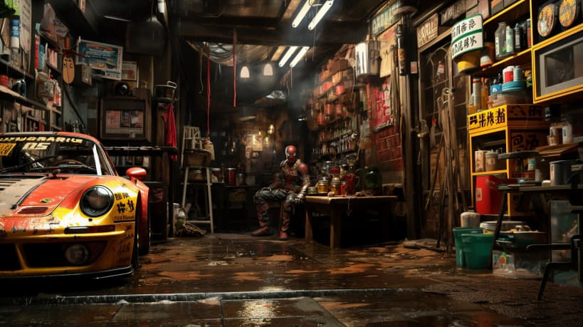 Midjourney V5.2 Spiderman Zoom Out 