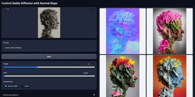 Modelo Normal Map De Controlnet V1 1
