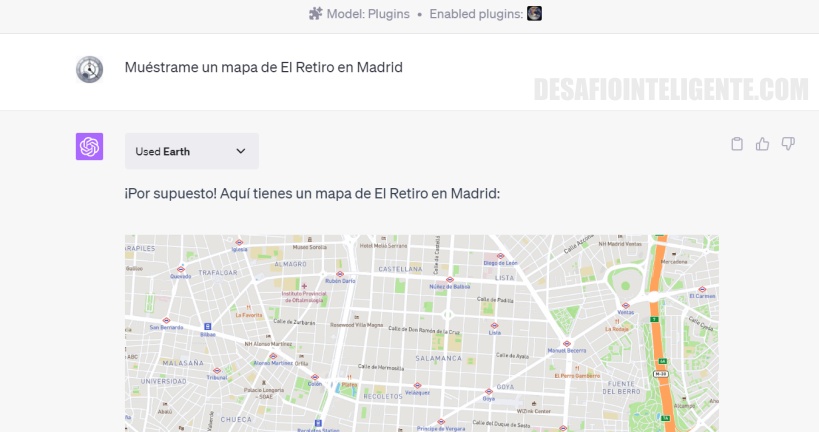 Muestrame Un Mapa De El Retiro En Madrid