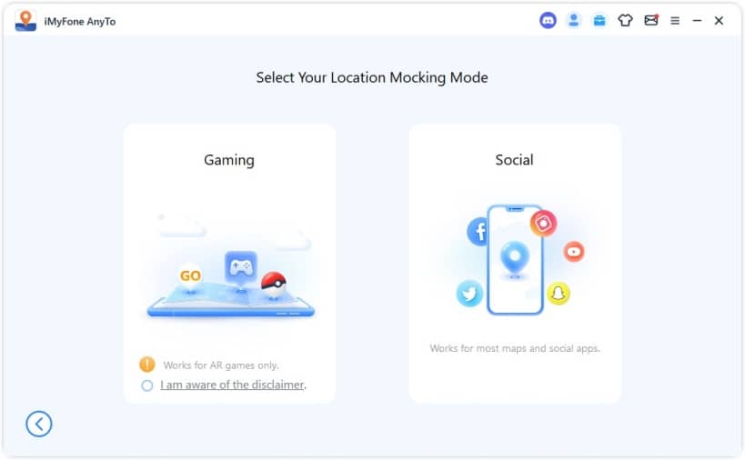 Select Your Location Mocking Mode