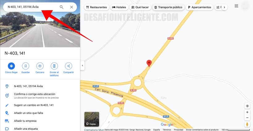 Localizar Punto Kilometrico En Google Maps