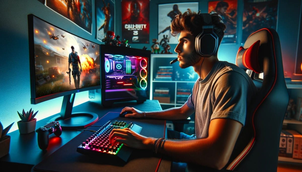 Gamer Aprovechando Un Bug