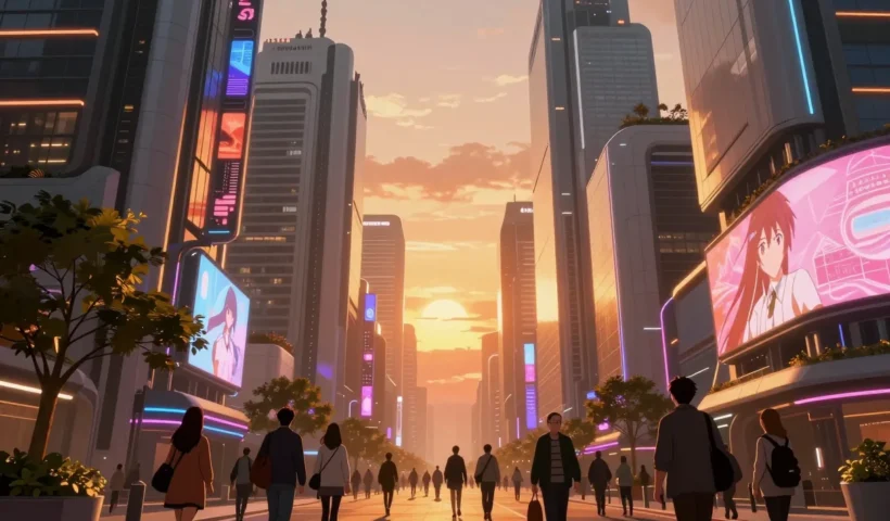 Ananta, el RPG anime de mundo abierto que compite con GTA IV