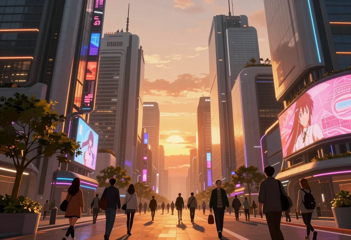 Ananta, el RPG anime de mundo abierto que compite con GTA IV
