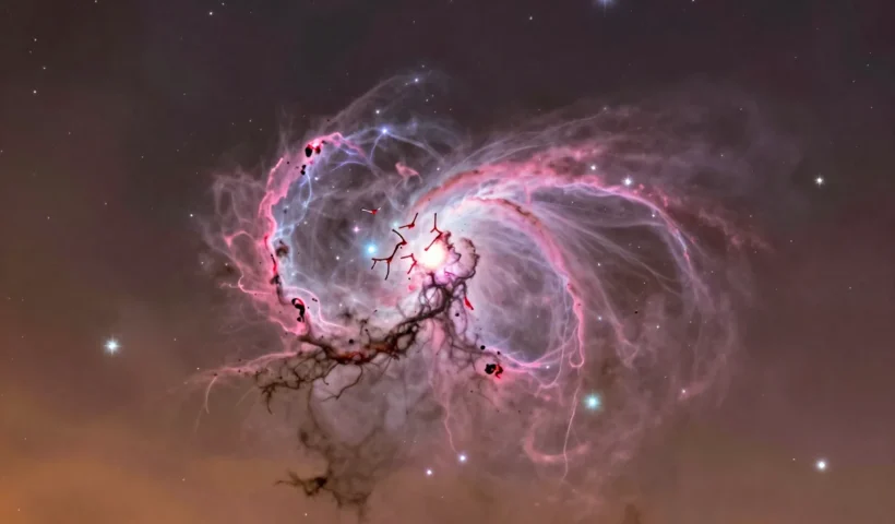 NGC 281W: una nebulosa emisiva en la constelación de casiopea