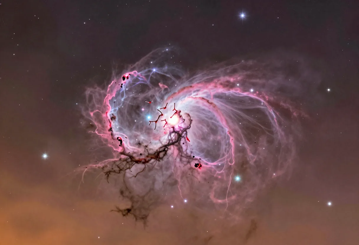 NGC 281W: una nebulosa emisiva en la constelación de casiopea